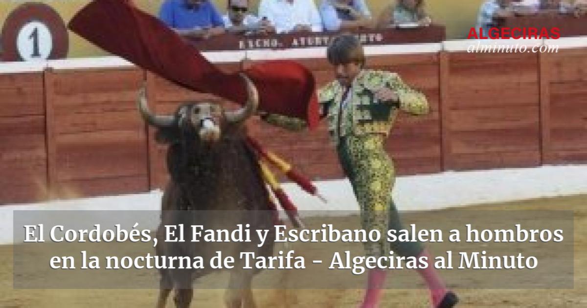 El Cordobés El Fandi y Escribano salen a hombros en la nocturna de