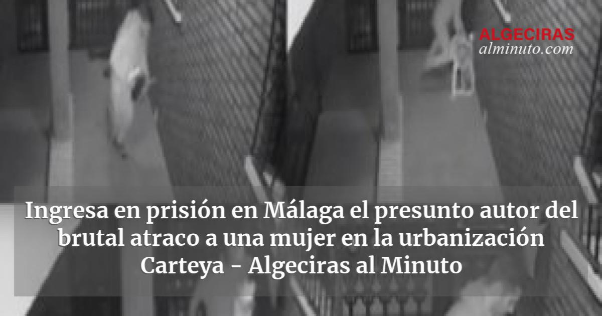 Ingresa En Prisi N En M Laga El Presunto Autor Del Brutal Atraco A Una