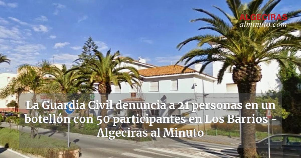 La Guardia Civil denuncia a 21 personas en un botellón con 50