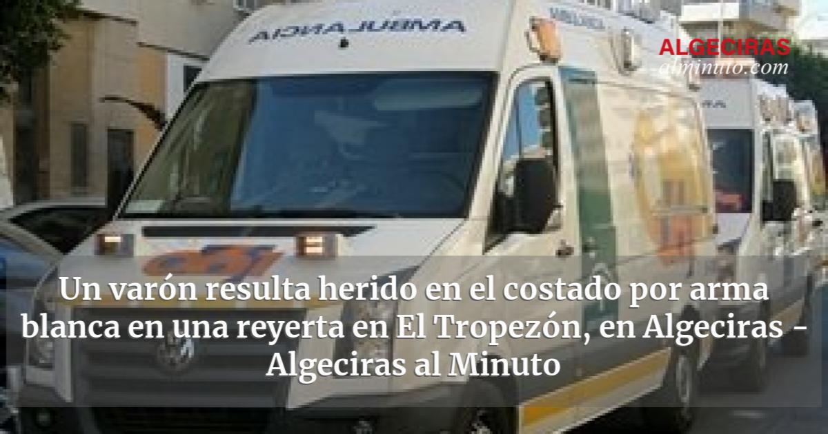 Un varón resulta herido en el costado por arma blanca en una reyerta en