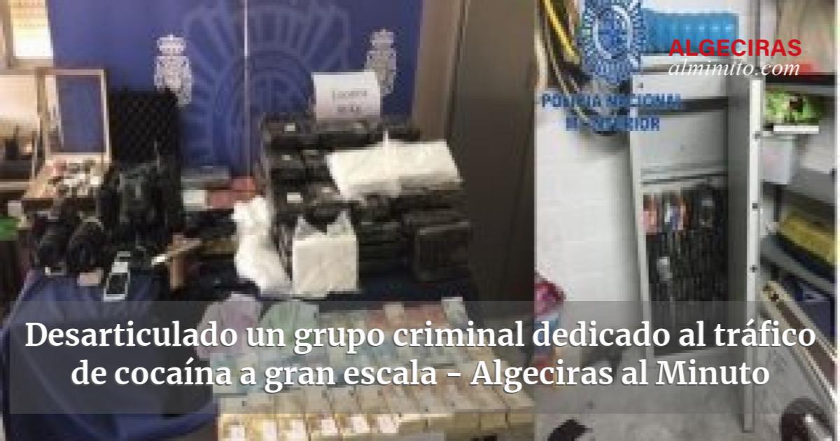 Desarticulado Un Grupo Criminal Dedicado Al Tráfico De Cocaína A Gran Escala Algeciras Al Minuto 7832