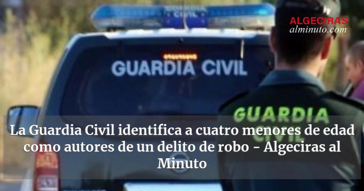 La Guardia Civil Identifica A Cuatro Menores De Edad Como Autores De Un ...