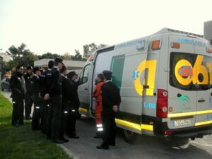 El 061 forma a policías nacionales en técnicas de soporte vital