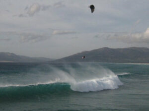 Las olas de Tarifa ayer