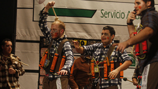 Unos "suicidas" en el Falla