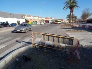Las obras de la antigua N-340 en el Saladillo "abandonadas"