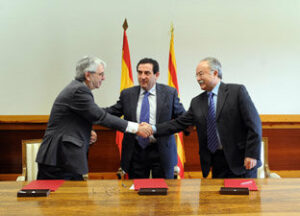 El puerto firma un convenio de desarrollo logístico con Zaragoza