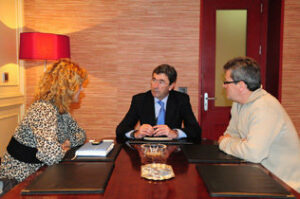 Herrera recibe a la asociación Besana