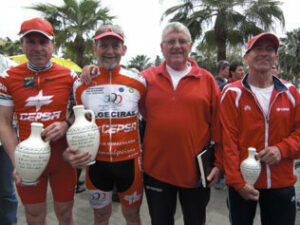 El Club Ciclista Andalucía Nature de Algeciras realiza una buena actuación en la II Carrera Ciclista Ciudad de Lebrija"