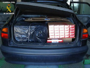 La Guardia Civil interviene 10.020 cajetillas de tabaco de contrabando