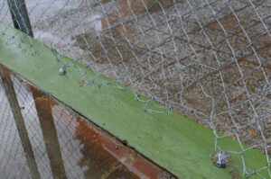 Actos vandálicos en la pista polideportiva de La Reconquista