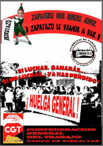 CGT convoca huelga en Sanidad, Enseñanza y Administración Pública