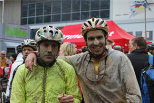 Ángel López del equipo de montaña de la UCA completa con éxito la Trans Germany