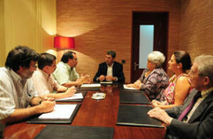 El Alcalde se reúne con el Foro de Asociaciones Culturales