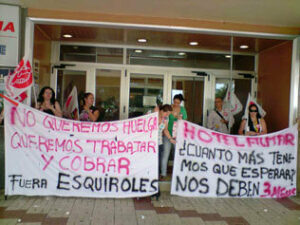 La plantilla del Hotel Al-Mar denuncia intentos de saboteo del paro por parte de la dirección