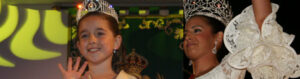 María Mateo y Nuria Cívicos ya lucen las coronas de la Feria Real de Algeciras de 2010