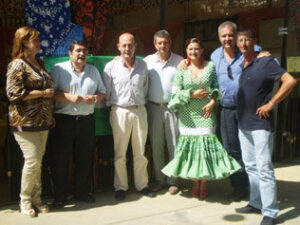 Entre bromas y brindis los andalucistas celebraron su tradicional comida de feria