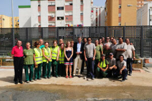 Alumnos de los talleres de empleo realiazan sus prácticas en la sede de la delegación de Fomento