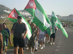 El PA de Algeciras se unió a la marcha por la dignidad y el empleo"