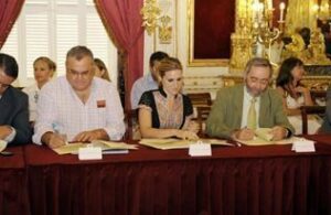 Melgar firma con Diputación un convenio para fortalecer el sector socioeconómico