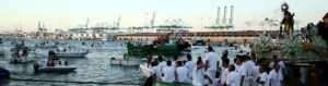 La Virgen del Carmen bendice un año más las aguas de la Bahía de Algeciras (galería de fotos)
