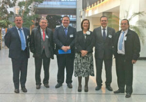 Los agentes económicos defienden el Corredor Central en Bruselas