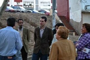 UPyD visita Las Colinas guiado por la asociación de vecinos de la barriada