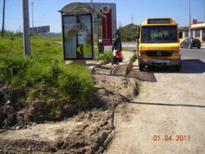 Siguen los problemas de lodos y polvo en la N-340