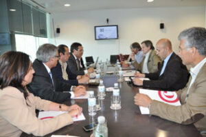 Meyer se reúne con los agentes socioeconómicos firmantes del manifiesto en apoyo del Corredor Central