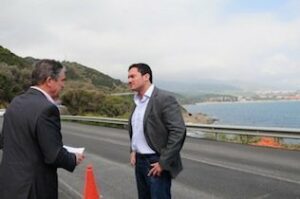 Las obras de la carretera del Faro terminarán en unas tres semanas