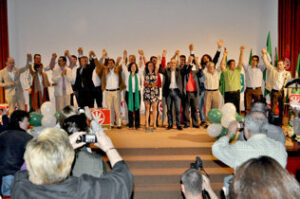 El PA presenta en Algeciras a sus candidatos de la provincia