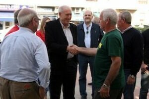 España visita San José Artesano con la nueva directiva de la Asociación Vecinal