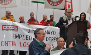 CCOO y UGT apuestan por un plan comarcal de empleo en el Día del Trabajo