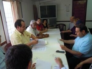 El PDMA se reúne con la asociación de pensionistas La Unión