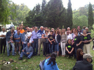 El PSOE disfruta de la Romería con los vecinos de Pelayo