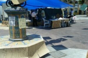 El movimiento 15-M de toda la comarca elige Algeciras para llevar a cabo una manifestación este viernes