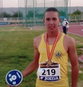José Adil, campeón de España en lanzamiento de disco