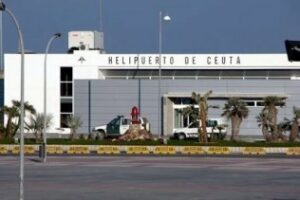 La línea con Algeciras permite al helipuerto de Ceuta incrementar sus pasajeros en un 141%