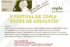 Artistas algecireños participan esta noche en el II Festival de Copla Sones de Andalucía"