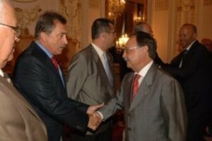 La Casa de Ceuta de Algeciras cumple con su Patrona y es recibida por el presidente de la Ciudad