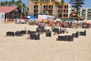 La Romería Marítima concluirá con los fuegos artificiales desde la misma playa del Rinconcillo