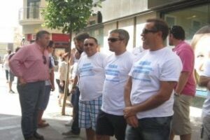 El Partido Andalucista muestra su apoyo a los extrabajadores de Torraspapel