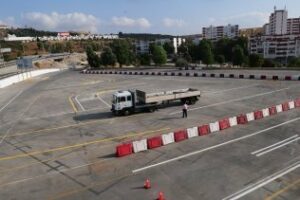 Algeciras vuelve a contar con pistas para examinarse de los permisos de camiones y motocicletas