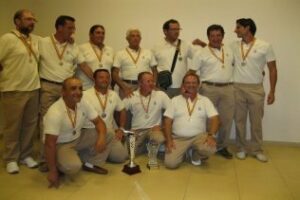 Jesús Rodríguez, subcampeón por equipos de pesca fondeada