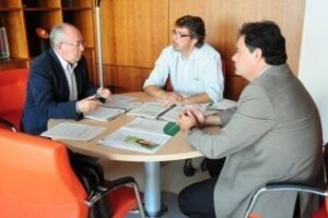 Salas se reúne con los responsables del Centro de Apoyo al Desarrollo Empresarial