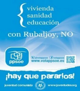 Juventudes Comunistas presentan una campaña en la que dicen que PP y PSOE es lo mismo