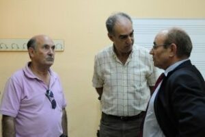 Ramírez invita a Alcántara a visitar el colegio Virgen del Pilar, uno de los muchos con deficiencias