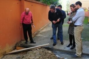 Emalgesa y Educación solucionan un problema de conducciones en el colegio Puerta del Mar"