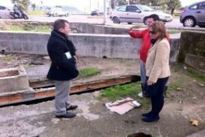 Pajares revisa el estado de las redes y equipamiento de la barriada de Pescadores