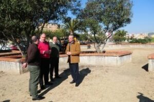 El Ayuntamiento acomete trabajos de mejora en la zona de jardines conocida como Monte Kung-fu"